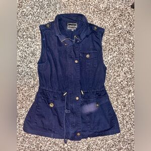 Cestion Women's Navy Utility Jacket